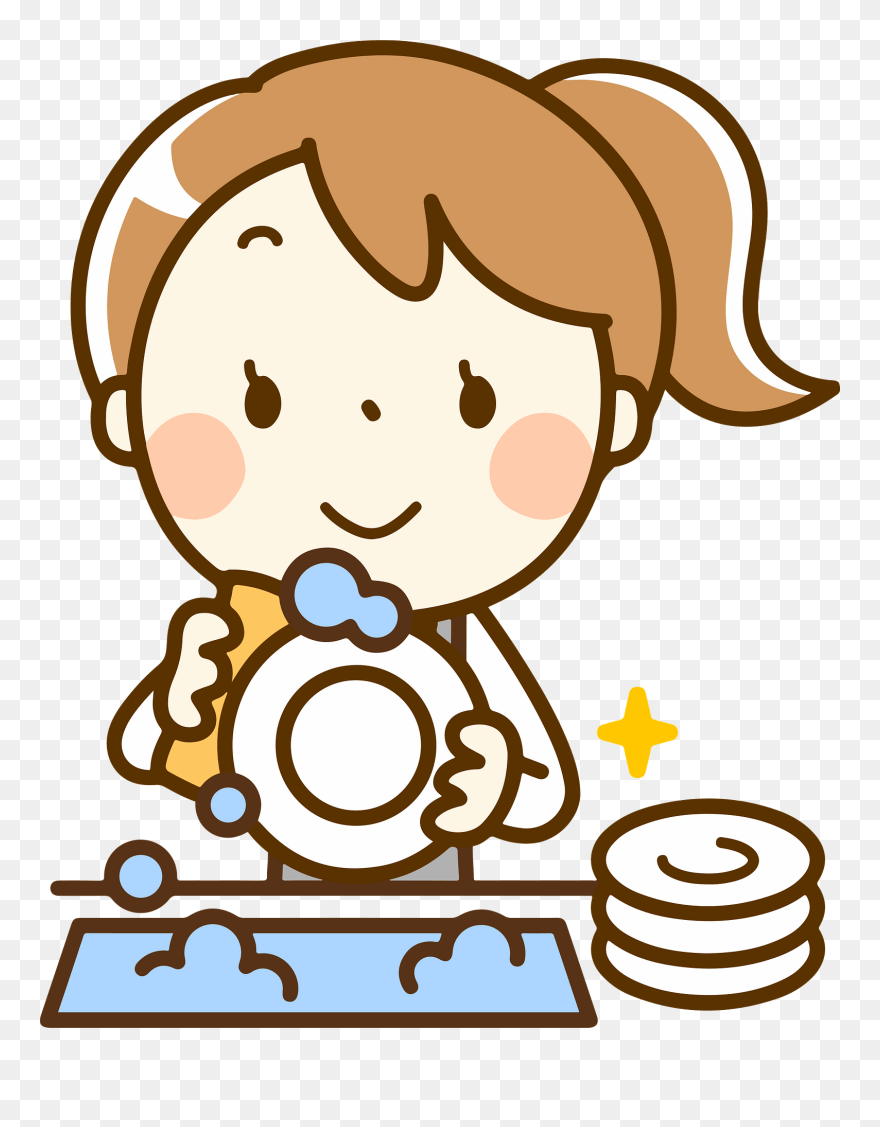 All Photo Png Clipart - Clipart Washing Kitchen Dishes Transparent Png