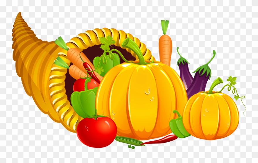 Happy Thanksgiving Clip Art Happy Day 7 Image - Cornucopia Happy Thanksgiving Clip Art - Png Download