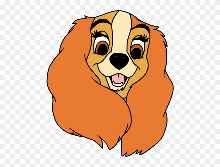 Lady Lady's Face - Lady And The Tramp Lady Face Clipart