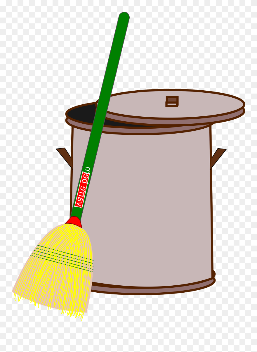 All Photo Png Clipart - Broom And Trash Can Transparent Png