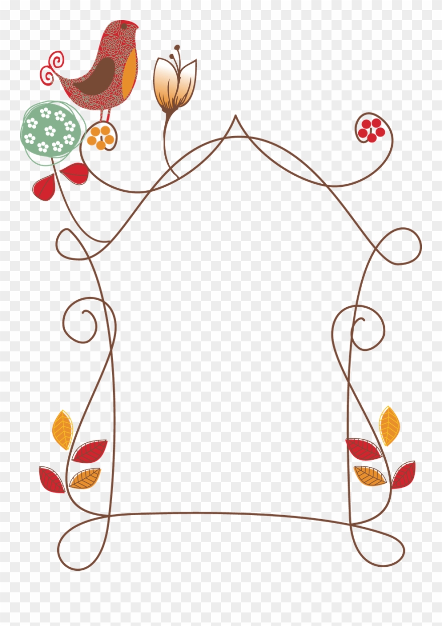 Borders And Frames, Page Borders, Borders For Paper, - Bordas Coloridas Arabesco Clipart