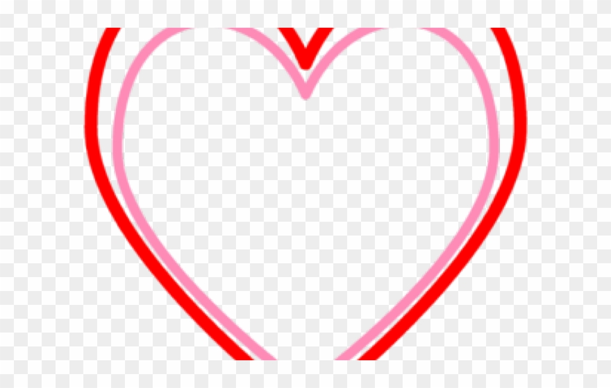 Heart Clipart Clipart Out Line - Heart - Png Download