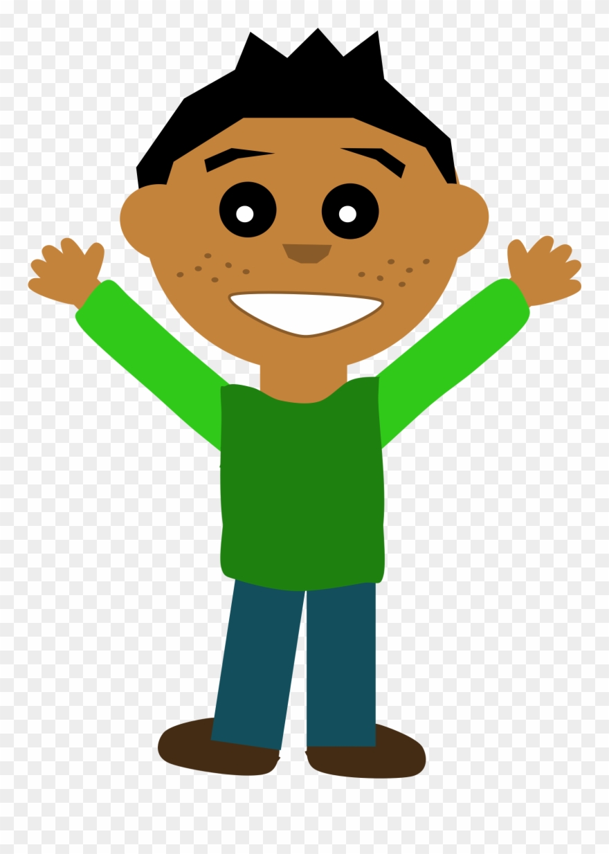 Clipart - Happy Guy Clipart - Png Download