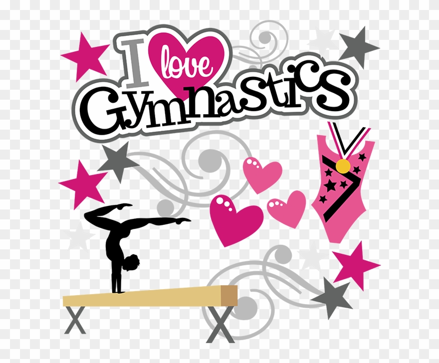 I Love Gymnastics - Love Gymnastics Clipart