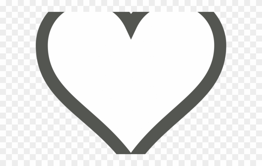 Heart Clipart Clipart Hollow Heart - Heart - Png Download
