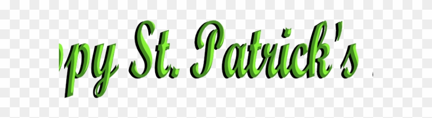 Patrick`s Day Clipart Border - Happy St Patrick's Day Banner - Png Download