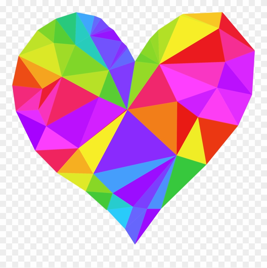 How Do You Get Someone In Your Life To Accept Help - Heart Colorful Png Clipart