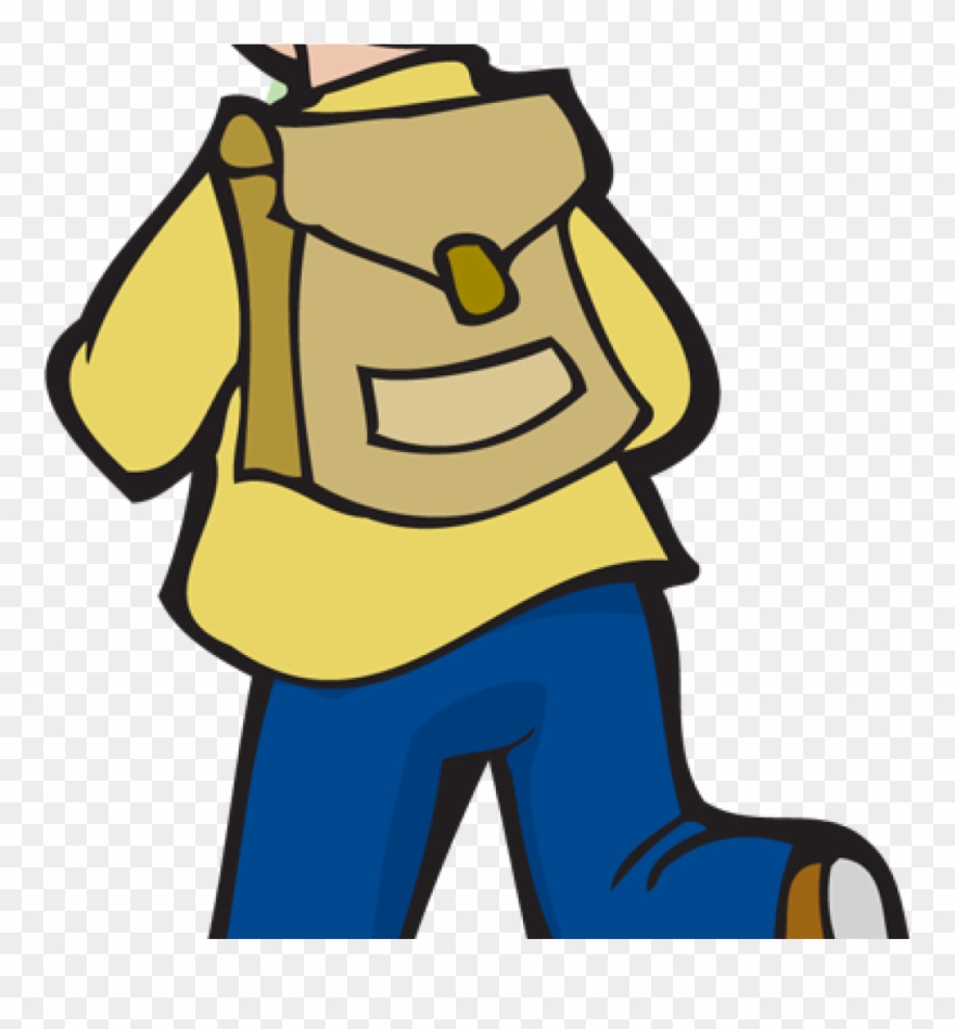 Go Clipart Go Clipart Free Free Go Cliparts Download - Boy With School Bag Clipart - Png Download
