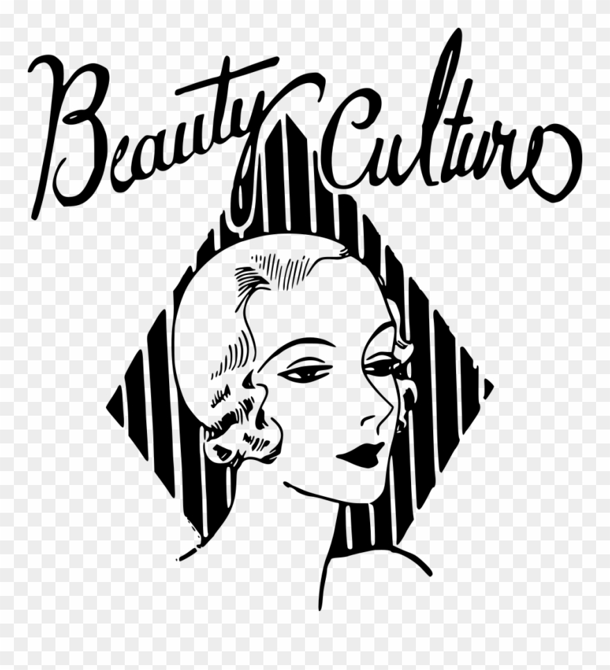 Art Deco Woman - Art Deco Beauty Wall Clock Clipart