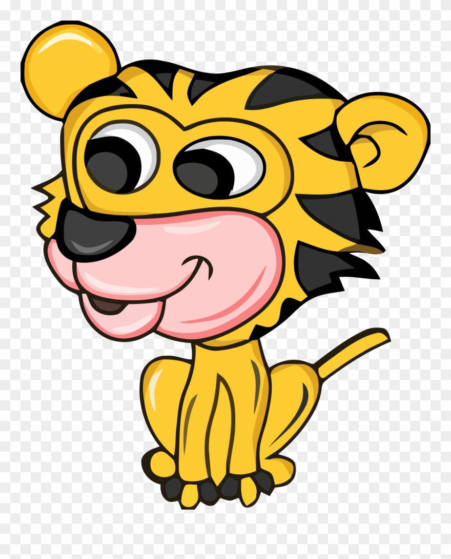 Goldenrod And Gray Color Cartonn Tigger Clipart - Clip Art - Png Download