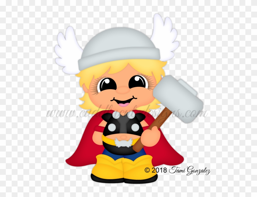 Thor Boy - Superhero Clipart