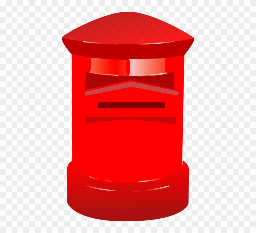 Mailbox Clipart Postbox - Post Box Clipart Png Transparent Png