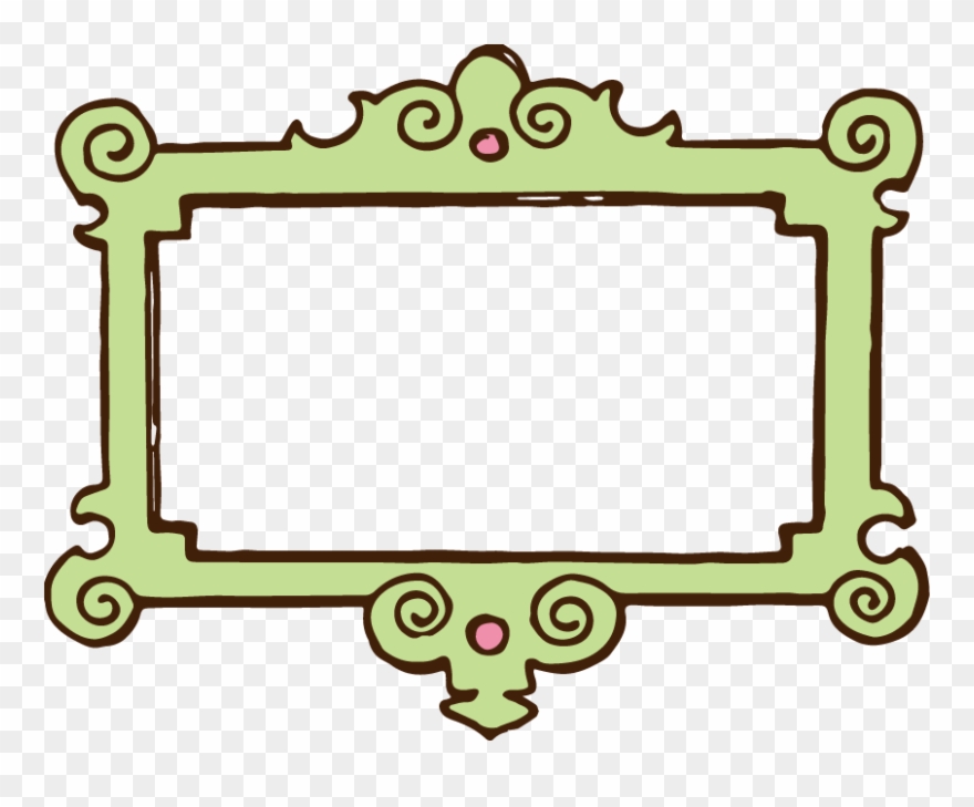 Clipart Frames Rectangle - Frame Clipart Black And White - Png Download