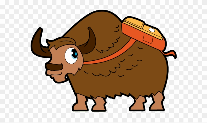 Ox Clipart Yak - Animated Yak Png Transparent Png