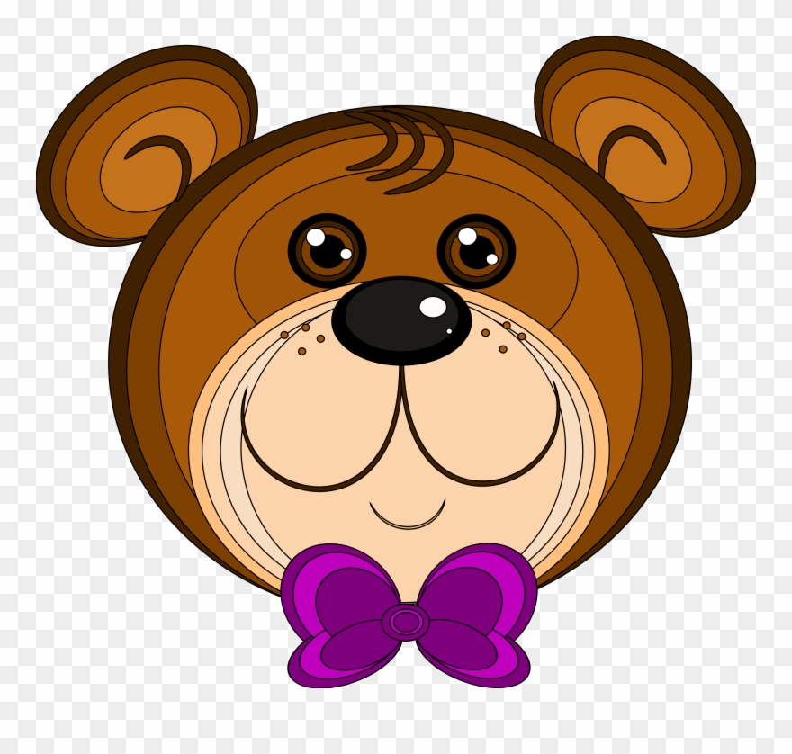 Teddy Clipart Children Toy - Teddy Bear Head Vector - Png Download
