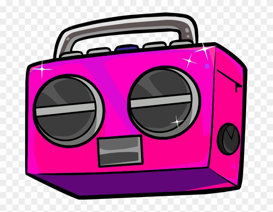 Sc S Radio Sbaby Stereo Scs - Pink Boombox Png Transparent Background Clipart