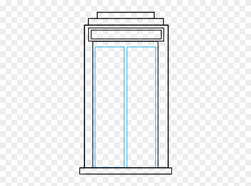 How To Draw Tardis - Drawing Clipart