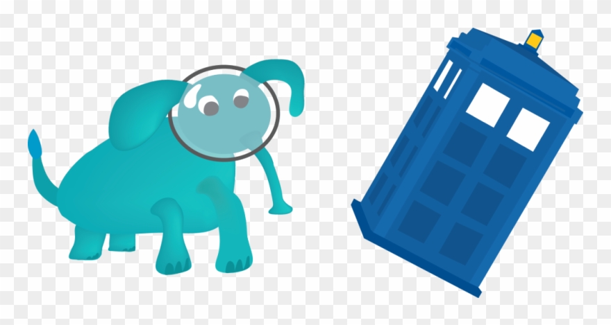 Photo Tardis - Cartoon Clipart