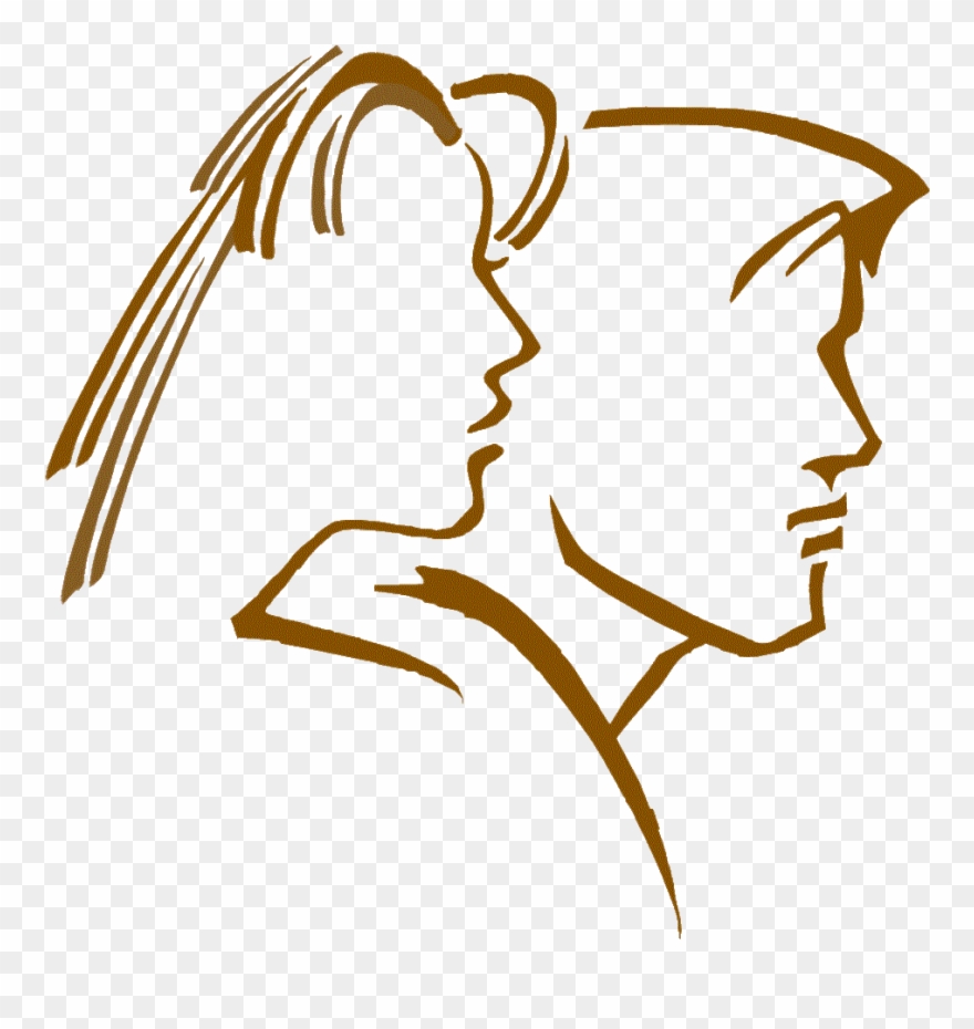 Hair Salon Logos And Clipart - Men And Women Salon Logo - Png Download