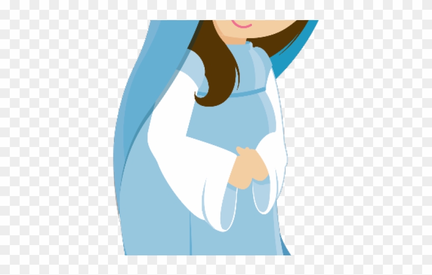 Nazare Clipart Nativity - Clip Art Nativity Mary - Png Download