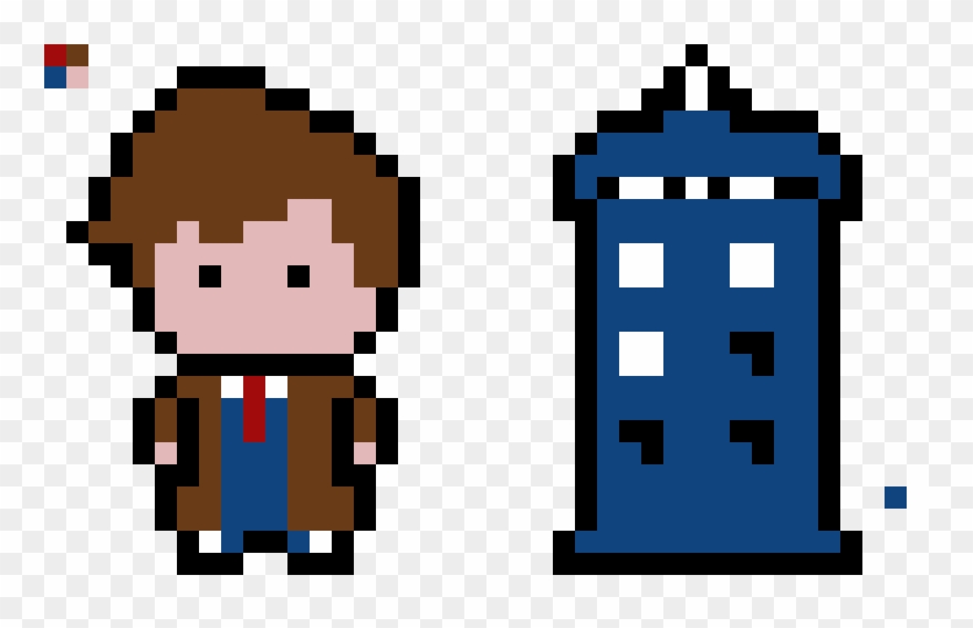 Doctor & Tardis Box - Ninten 4th D Slip Clipart