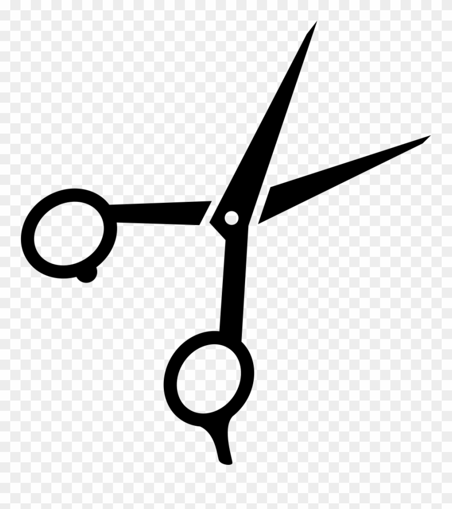 Hair Cutting Computer Icons Clip Art Haircutting - Open Hair Cutting Scissors - Png Download