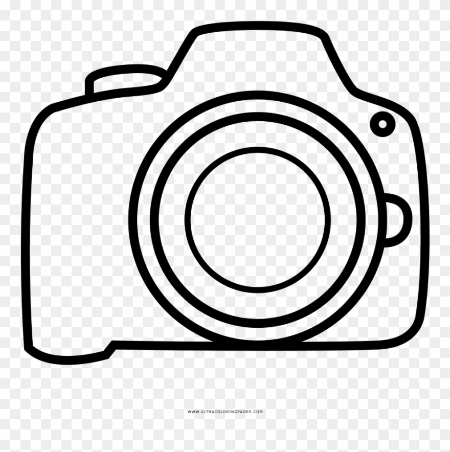 Hair Clipart Photo - De Camera Para Desenhar - Png Download