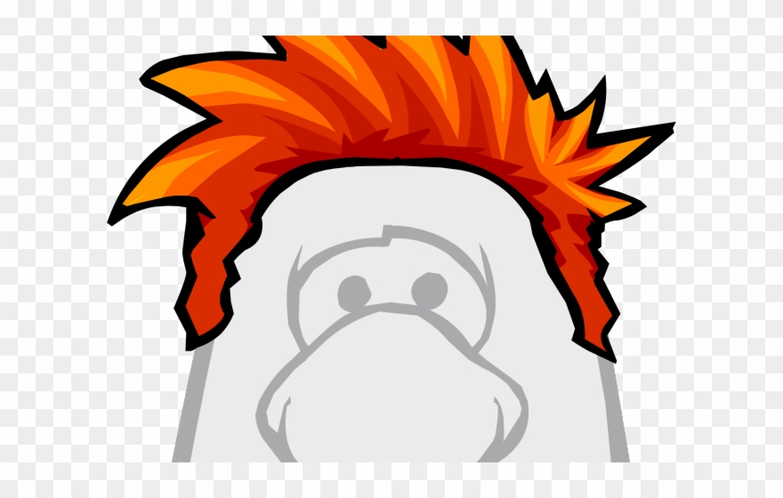 Red Hair Clipart Club Penguin - Club Penguin The Right - Png Download