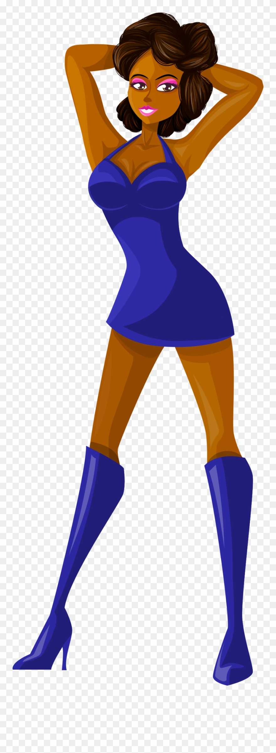 Big Image - Dark Skin Clipart