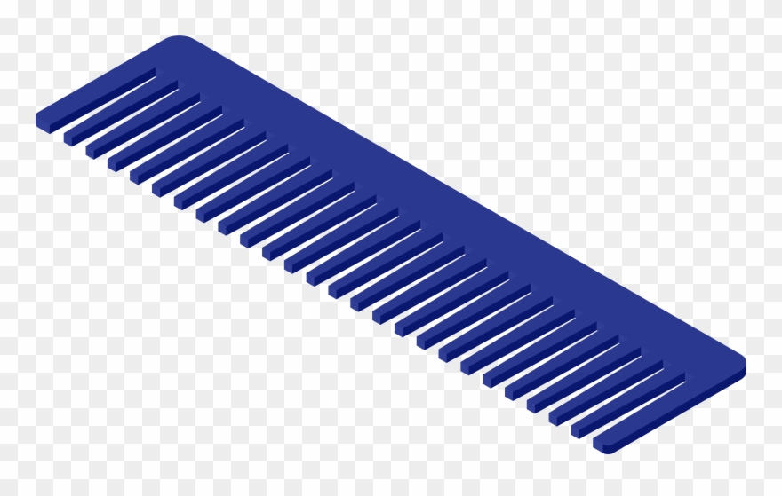 Free Clip Art Comb - Png Download