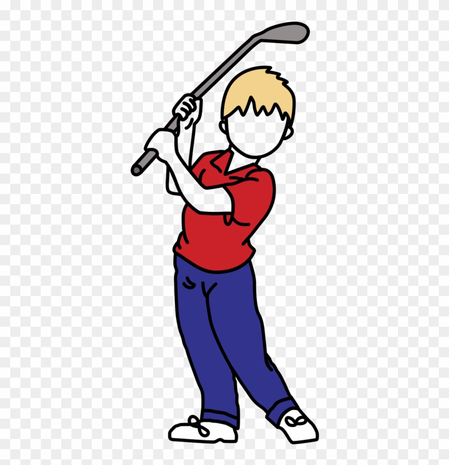 Mini Golf Birthday Party Invitation - Cartoon Clipart