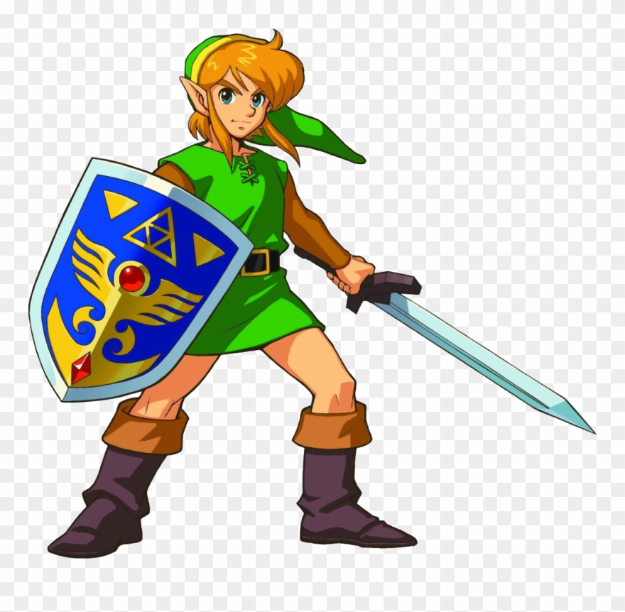 The Legend Of Zelda Clipart Blonde - Link From A Link To The Past - Png Download