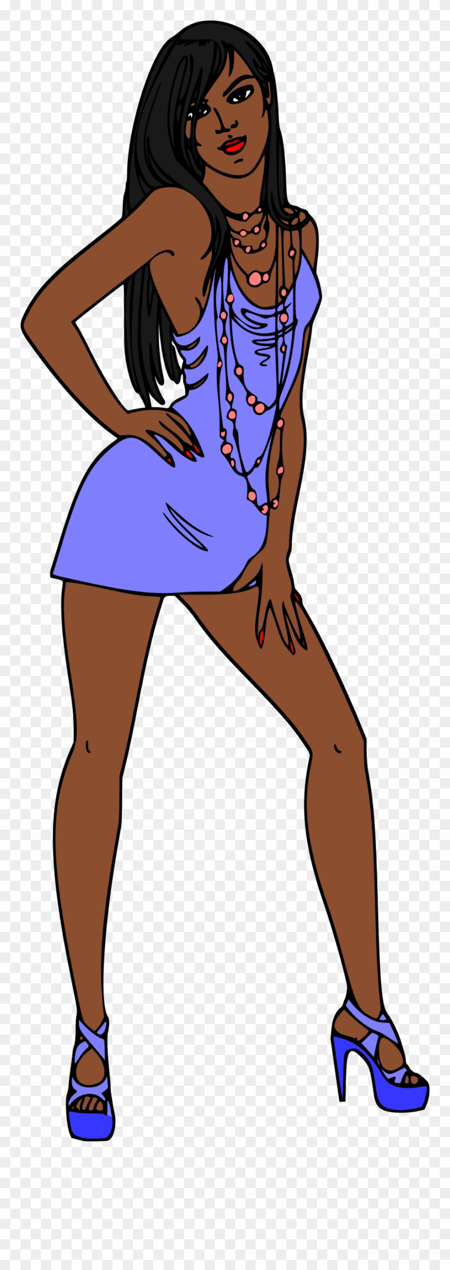 Big Image - Dark Skin Clipart