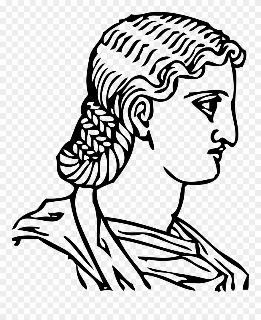 Big Image - Fryzury Ze Starożytna Grecja Rysunki Clipart