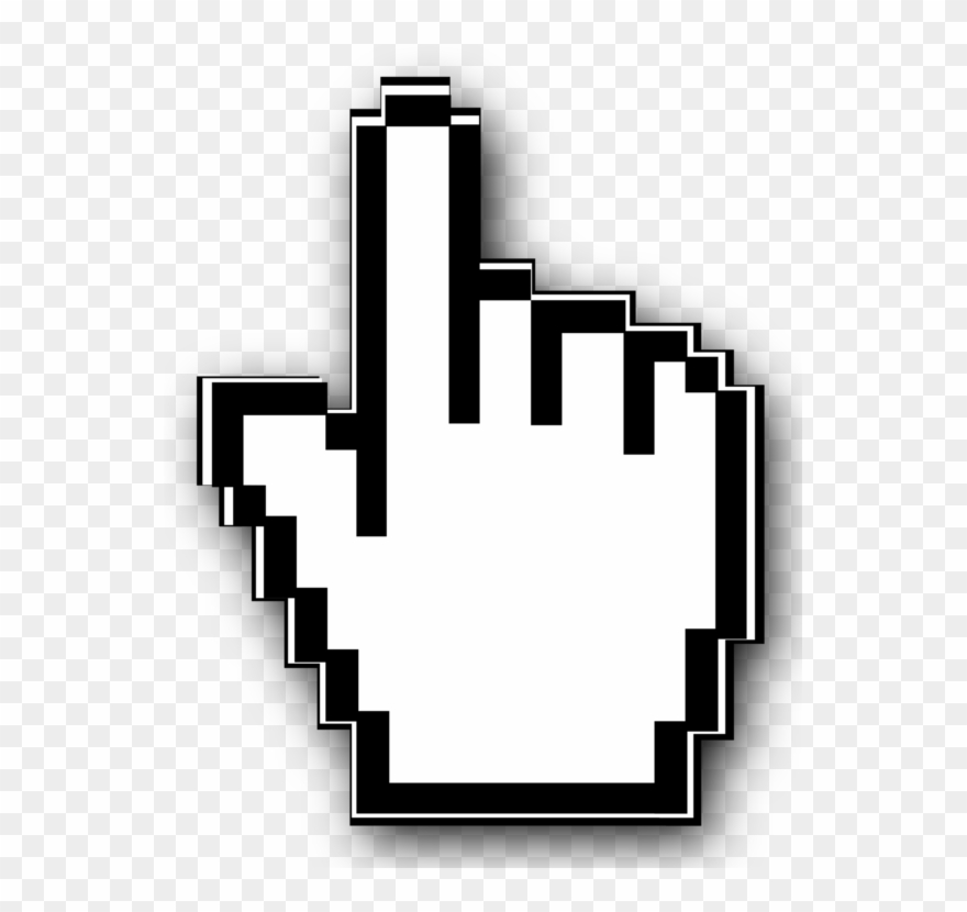 Computer Mouse Pointer Cursor Computer Icons Download - Hand Cursor Clipart