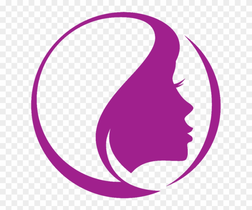 Hairdresser Vector Purple Hair - Health And Beauty Logo Png Clipart