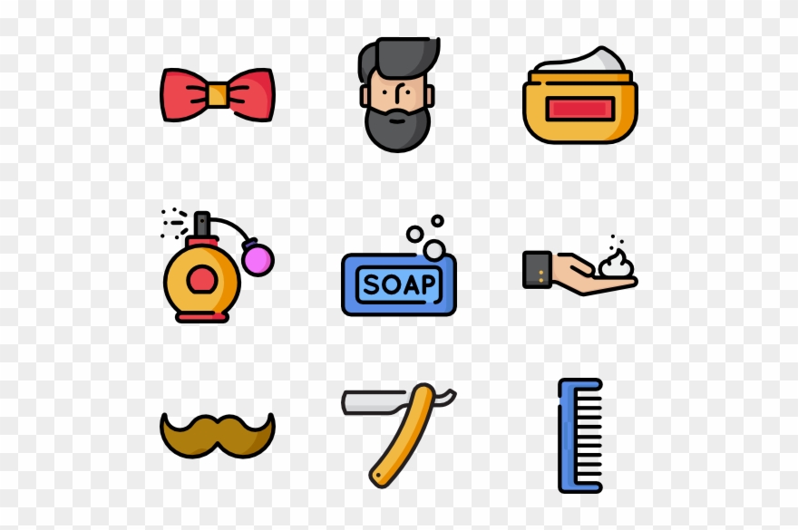 Hairdressing & Barbershop - Barbershop Icon Clipart