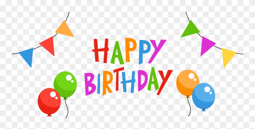 Vector Freeuse Library Birthday Clip Decoration - Happy Birthday Decoration Png Transparent Png