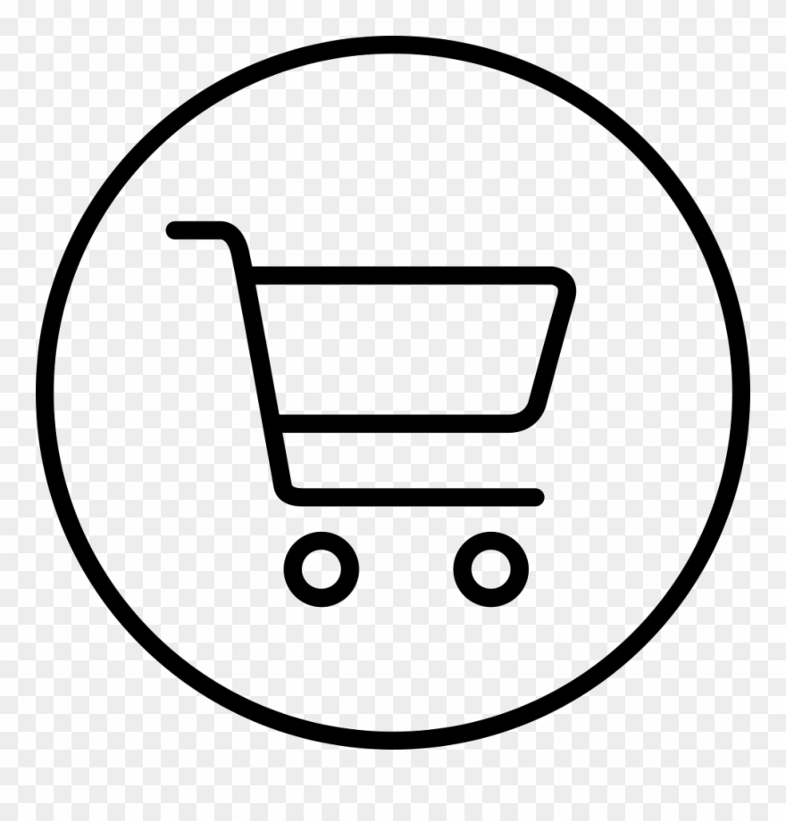 Cart Svg Png Icon - Line Art Clipart