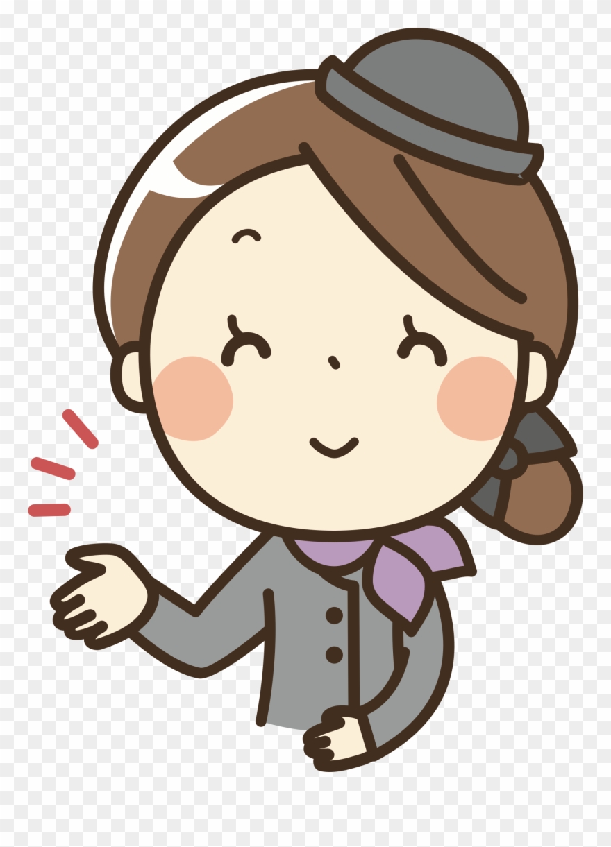 You Were The Clicking Latter And Under-reporting - Flight Attendant Girl Clipart - Png Download