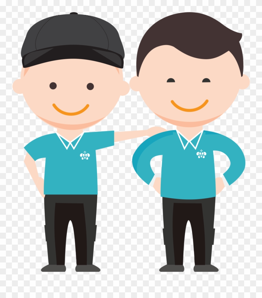 Window Cleaning - Cartoon Clipart