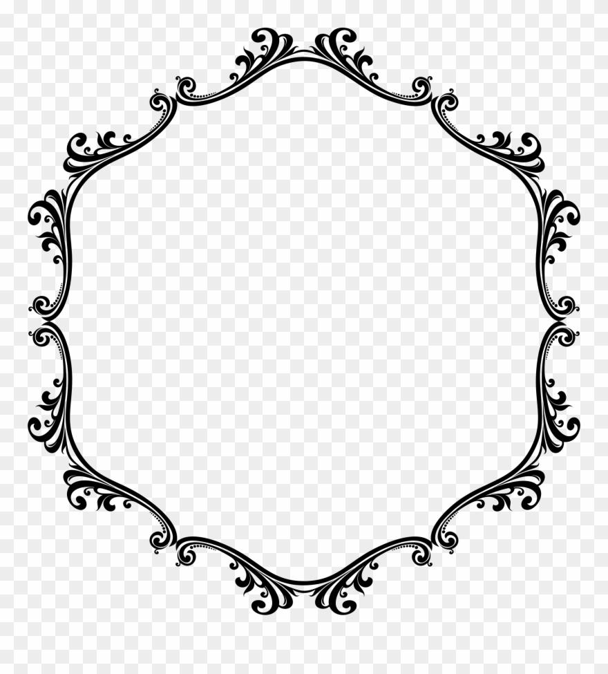 Flourish Frame Aggrandized Big Image Png - Clip Art Transparent Png