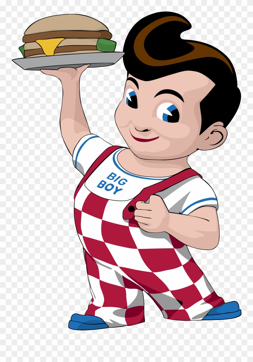 Clipart Library Stock Boy Vector Transparent - Bob's Big Boy Logo - Png Download
