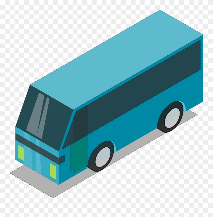 Public Transport Bus Service Computer Icons Blue Can - Isometrica De Buses Png Clipart