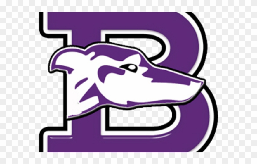 Greyhound Clipart Purple - Boerne High School Logo - Png Download