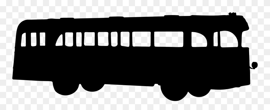 School Bus Silhouette Bus Stop Transit Bus - Bus Silhouette Png Clipart