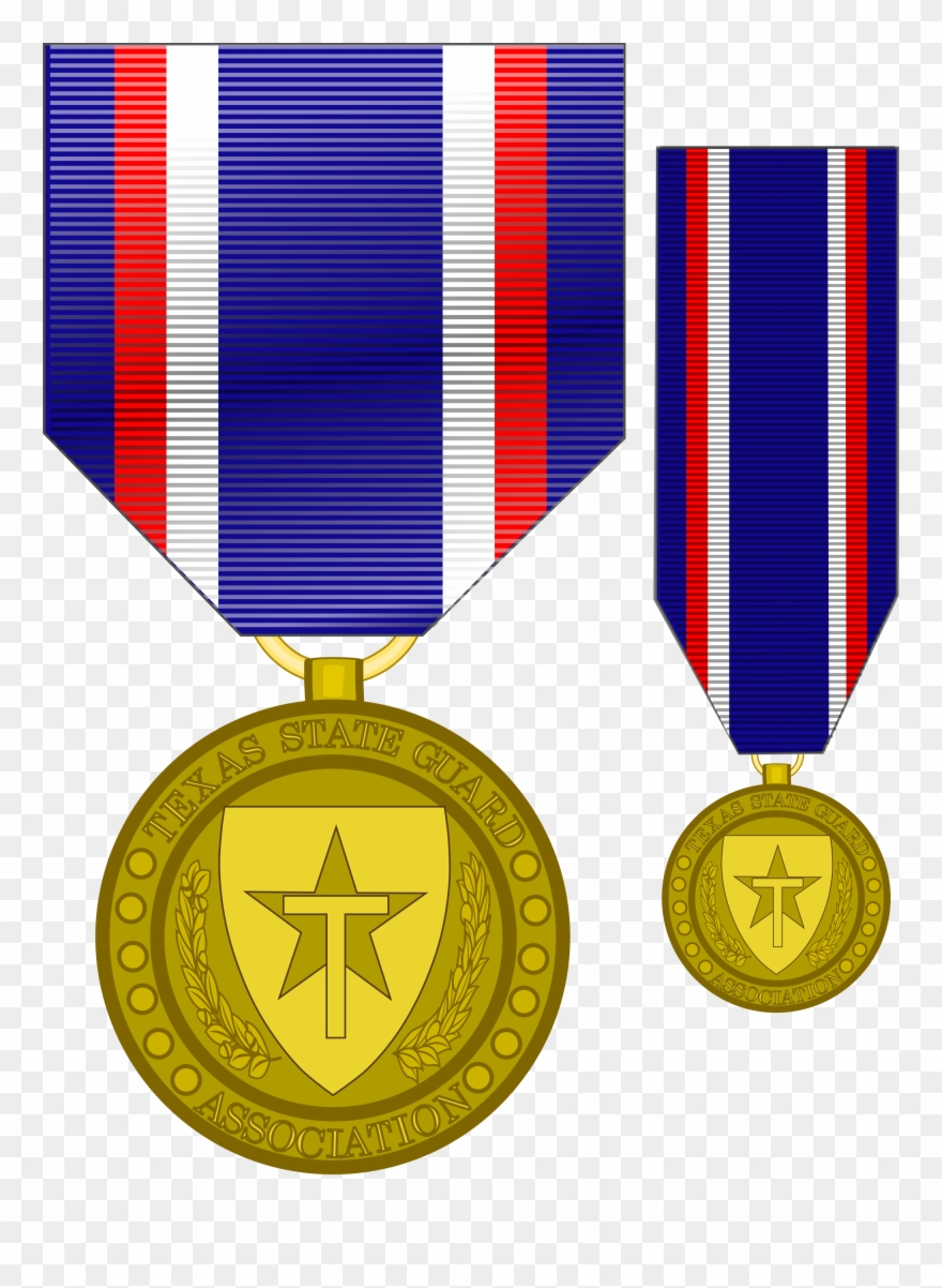Open - Texas National Guard Medals Clipart