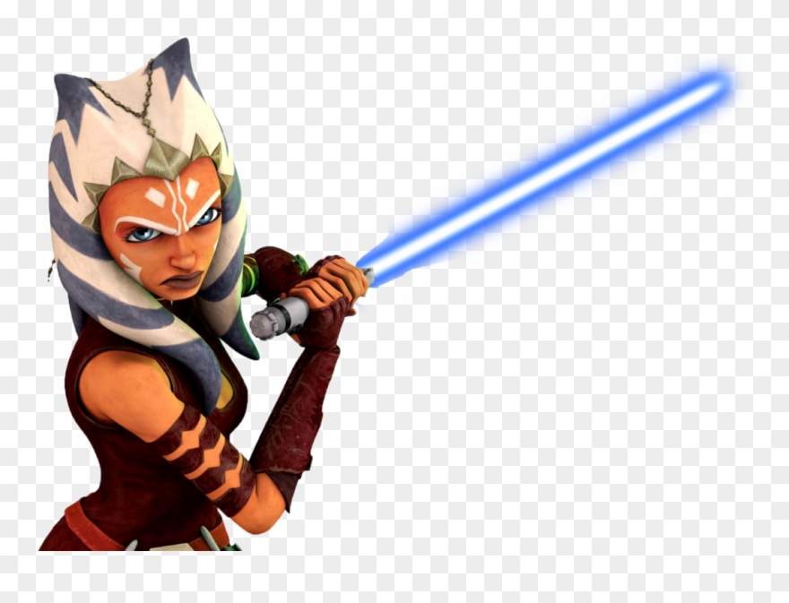 Star Wars Lightsaber Clipart At Free For Personal Obral - Clone Wars Ahsoka Png Transparent Png