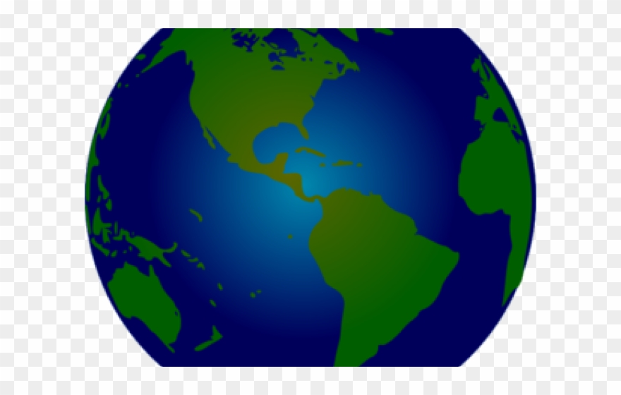 World Map Clipart Southern Hemisphere - Clip Art - Png Download