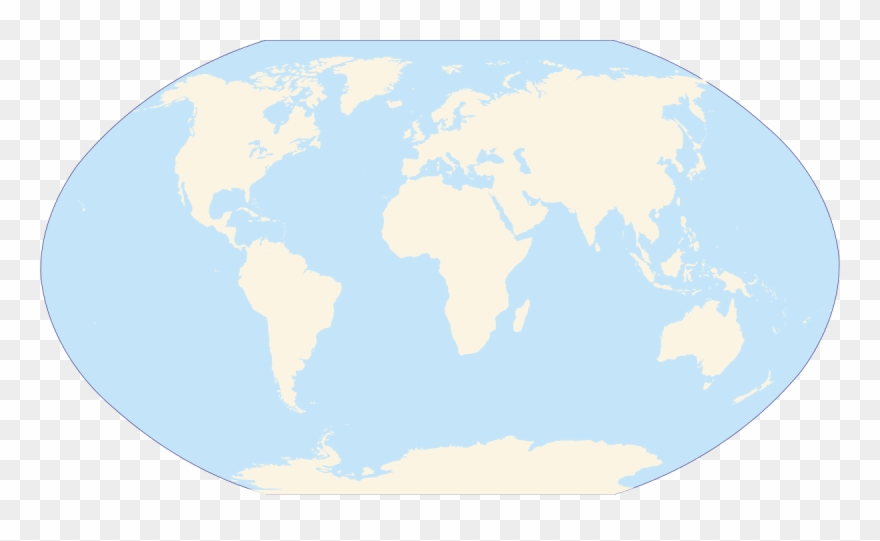 World Map Longlat-simple - Syria In The World Clipart